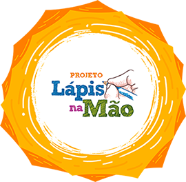 Logotipo do Projeto Lápis na Mão em Casa